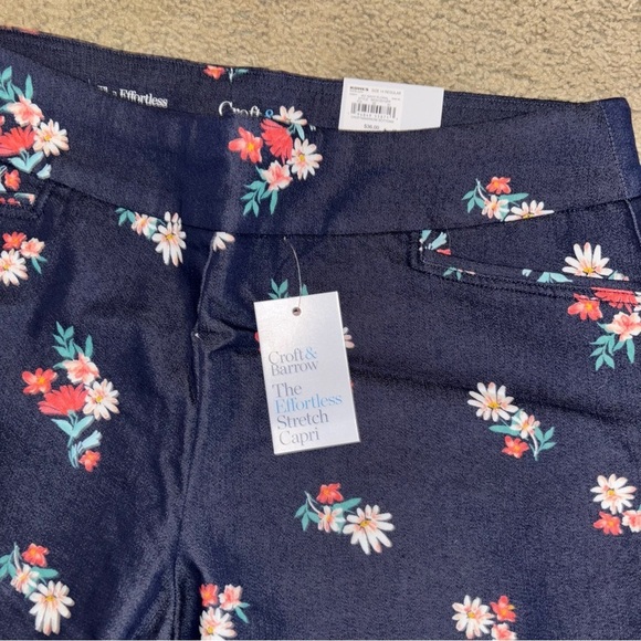 NWT Croft & Barrow Capri Pants, sz 14 - Picture 2 of 6